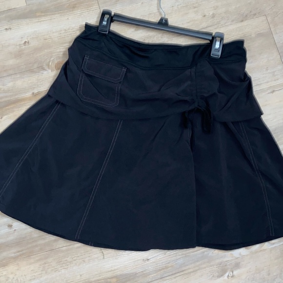 Athleta A Game Skort 14 WHITE Size MEDIUM Tennis Skirt #566680 NEW